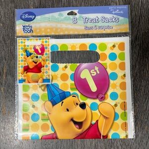 Winnie the Pooh 1st Birthday Treat Bags